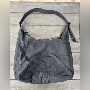 Baggu Black Nylon Shoulder Bag - Regular size (not mini)
